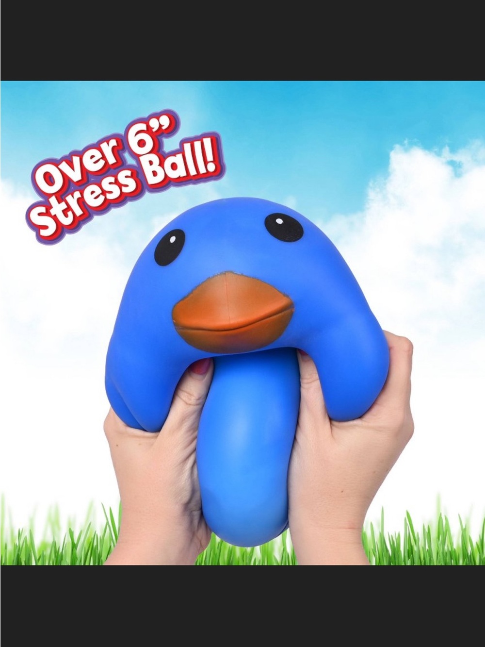 Sunny Days Blue Duck Jumbo XL Squishy NWT